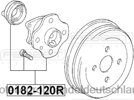 Motorrad ersatzteile Deutschland - 4245012051 - Radnabe J88NJ18