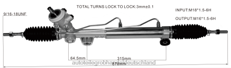 Autoteile großhandel Berlin - Servolenkungsgetriebe 7836993l5 J88NJ4050 BUICK