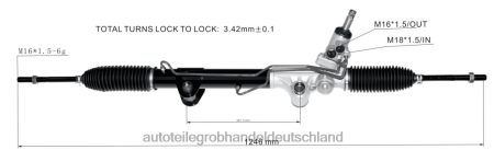 Autoteile großhandel Berlin - Servolenkungsstange 52109984ah 97390 1020219 52109970aa 22-389 J88NJ4130 DODGE/CHRYSLER