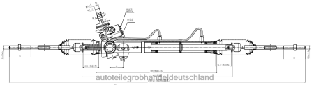 Autoteile großhandel - Servolenkungsgetriebe 516127ab J88NJ4124 DODGE/CHRYSLER