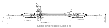 Autoteile großhandel Hamburg - Servolenkungsgetriebe al8z-3504-brm zzdm-32-110r-0a J88NJ4011 FORD