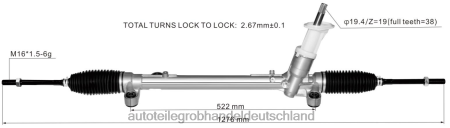 Autoteile großhandel in der nähe - Servolenkungsgetriebe lx6c3a500a1a lx6z-3504-ba J88NJ4012 FORD