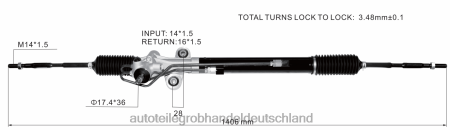 Autoteile großhandel - Servolenkungsgetriebe 53601-tk8-a01 J88NJ3864 HONDA