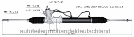 Autoteile großhandel Deutschland - Servolenkungsgetriebe 57700-22600 J88NJ4105 HYUNDAI/KIA