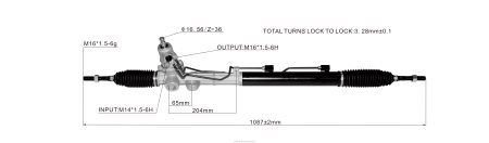 Autoteile großhandel Köln - Servolenkungsgetriebe 57700-5k100 57700-3k230 57700-3k220 J88NJ4109 HYUNDAI/KIA