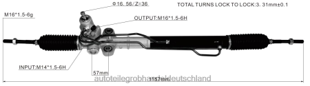 Motorrad ersatzteile Deutschland - Servolenkungsgetriebe 57700-3j000 J88NJ4106 HYUNDAI/KIA