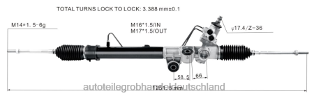 Autoteile großhandel Hamburg - Servolenkungsgetriebe 8-97943518-0 8-97944520-0 J88NJ3941 ISUZU