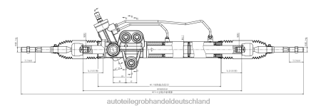 Autoteile großhandel Hamburg - Servolenkungsstange 8-97239781-2 J88NJ3951 ISUZU