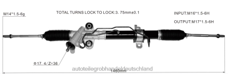 Autoteile großhandel Köln - Servolenkungsgetriebe 8-98394876-4 J88NJ3949 ISUZU