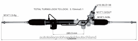 Bmw motorrad ersatzteile Deutschland - Servolenkungsgetriebe 4410a259 J88NJ3897 MITSUBISHI