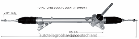 Autoteile großhandel Berlin - Servolenkungsgetriebe 48001-4eh0b 48001-4eh0a J88NJ3910 NISSAN