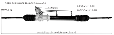 Autoteile großhandel Berlin - Servolenkungsgetriebe 49001-2w305 J88NJ3940 NISSAN