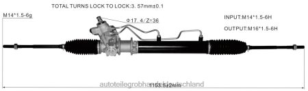 Autoteile großhandel Köln - Servolenkungsgetriebe 49001-27n00 J88NJ3929 NISSAN