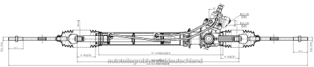 Autoteile großhandel - Servolenkungsstange 49001-99l005 J88NJ3924 NISSAN