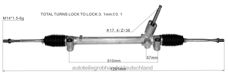 Autoteile großhandel Köln - Servolenkungsstange 48500-52r01 J88NJ3959 SUZUKI