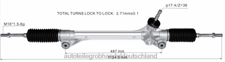 Autoteile großhandel B2B - Servolenkungsgetriebe 45510-48020 J88NJ3853 TOYOTA