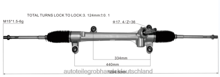 Autoteile großhandel Berlin - Servolenkungsgetriebe 45510-28131 J88NJ3850 TOYOTA