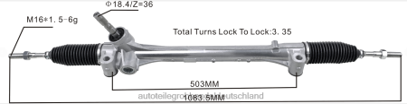 Autoteile großhandel Deutschland - Servolenkungsgetriebe 45510-58080 J88NJ3795 TOYOTA