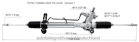 Autoteile großhandel Hamburg - Servolenkungsgetriebe 44200-42110 J88NJ3831 TOYOTA
