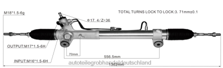 Autoteile großhandel - Servolenkungsgetriebe 44250-26610 J88NJ3824 TOYOTA
