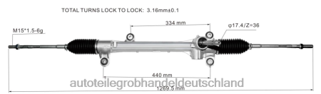 Autoteile großhandel in der nähe - Servolenkungsgetriebe 45510-28220 J88NJ3852 TOYOTA
