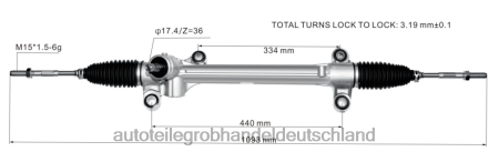 Honda motorrad ersatzteile Deutschland - Servolenkungsstange 45510-02730 45510-02630 J88NJ3778 TOYOTA