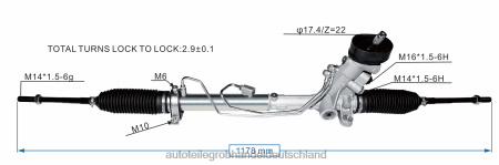 Autoteile großhandel - Servolenkungsständer 6q2423055p J88NJ3764 VOLKSWAGEN